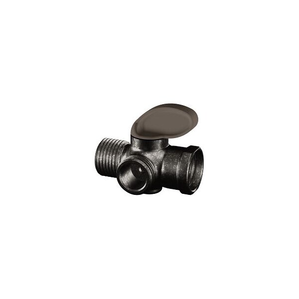 Pewter Shower Arm Diverter